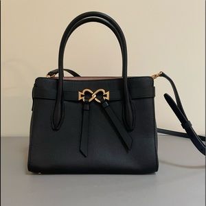 Kate Spade Toujours Medium Satchel Black/Gold